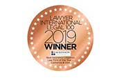 Lawyer International Legal 100 - 2019 Winner